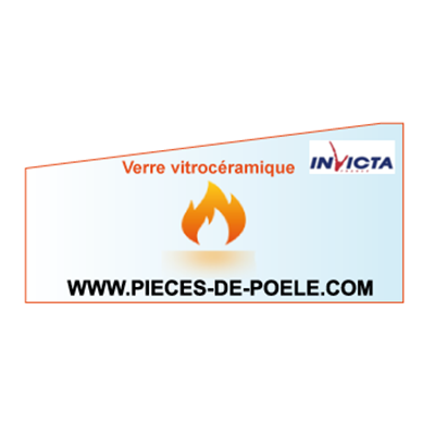 Verre vitrocéramique CH'TI - INVICTA Réf. AX606167A = AX606167 (STOCK)