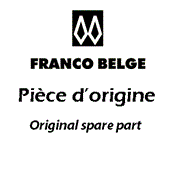 BAVETTE coloris noir / supplément dessous - FRANCO BELGE Réf. 327908 (STOCK)