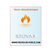 Verre vitrocéramique 251x185mm - STOVAX Réf .GL0038 (DISPO)