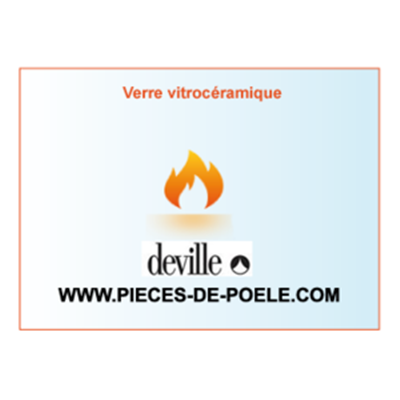 Verre vitrocéramique - DEVILLE Réf. P0050908 (STOCK)