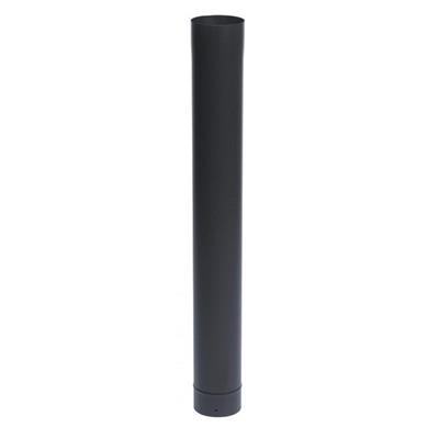 Tuyau rigide émaillé noir mat Ø180mm longueur 100cm - TEN Réf. 344017 (STOCK)