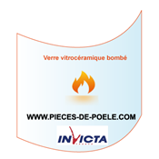 Verre vitrocéramique bombé - INVICTA Réf. AX766105A (STOCK)