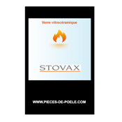 Verre vitrocéramique sérigraphié - STOVAX Réf. CE7740