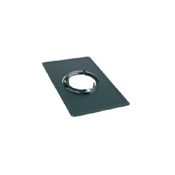 Plaque de propreté rectangle Noir Ø180mm - TEN Réf. 128180 (STOCK)