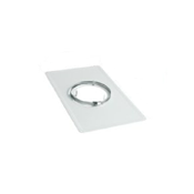 Plaque de propreté rectangle Blanc Ø150-153mm - TEN 127155 (STOCK)