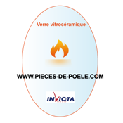 Verre vitrocéramique ovale - INVICTA Réf. AX642100A (STOCK)