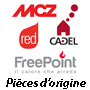 Pièces détachées MCZ / BRISACH / CADEL / FREEPOINT / PEGASO / RED