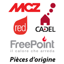 Côté gauche acier Moka - MCZ (Cadel-FreePoint-Red) Réf.4D24015846317