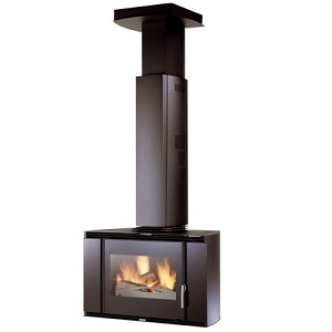 Poêle à bois Supra Black Screen