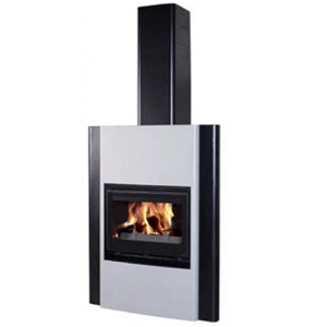 Poêle à bois Deville Mistral cheminée prête à poser C07681