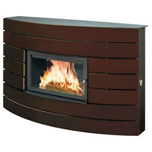 Poêle à bois Deville Superlily cheminée prête à poser C07662