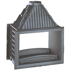 Foyer / insert  bois Invicta 800 double face P628244