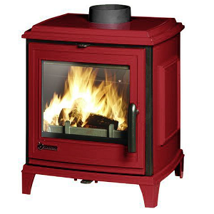 Poêle à bois Invicta Sedan S rouge P945047