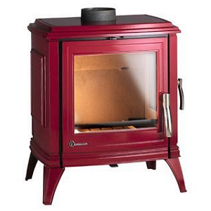 Poêle à bois Invicta Sedan M rouge P916047