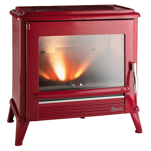 Poêle à bois Invicta Modena rouge P917547