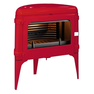 Poêle à bois Invicta Luna rouge 6182-47