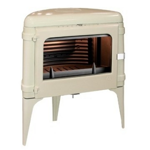 Poêle à bois Invicta Luna ivoire 6182-46