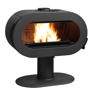 Poêle à bois Invicta Fifty sur pied anthracite 6480-44 / P648044