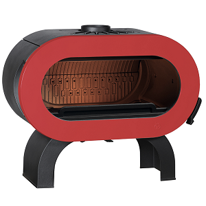 Poêle à bois Invicta Fifty sur arche rouge 6479-47 / P647947