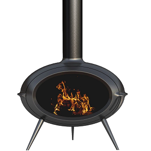 Poêle à bois Invicta Brio sur 3 pieds P648144