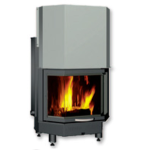 Foyer / insert à bois La Nordica Termocamino 650 Prismatico