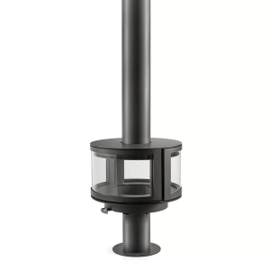 Poêle à bois Rocal Ronde Central X1345 (cheminée)