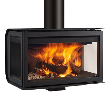 Poêle à bois Rocal City 1 porte X1300V3 (cheminée)