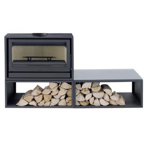 Poêle à bois Solzaima Back Box Duo