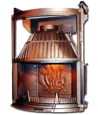 Foyer / insert  bois Lorflam Visio