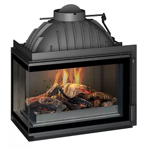 Foyer / insert  bois Invicta 700 angle gauche P627373