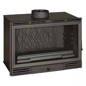 Foyer / insert  bois Invicta 800 Vision totale P968254