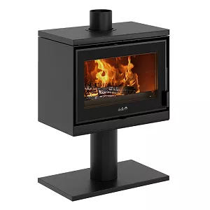 Pole  bois Deville Sarra sur piedestal C077CJ.06