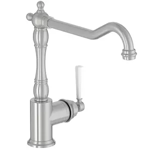 Mitigeur cuisine Jacob Delafon Cleo 1889 inox bross� E24317-VS