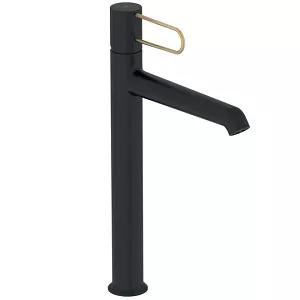 Mitigeur lavabo Jacob Delafon Odeon Rive gauche E21031-GLD-BL