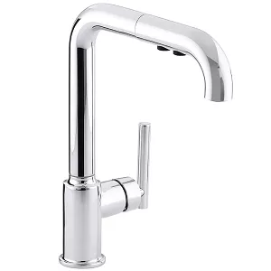 Mitigeur �vier Jacob Delafon Purist chrom� 7505D-CP