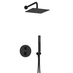 Pack douche encastr� Jacob Delafon Metro Noir mat E38681-BL