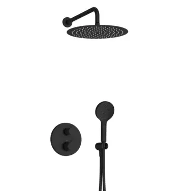 Pack douche encastr� Jacob Delafon Metro Noir mat E38680-BL