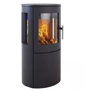 Po�le � bois Heta Scan-Line 800 c�t�s vitr�s