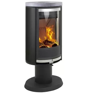 Po�le � bois Heta Scan-Line Oura 100