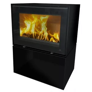 Po�le � bois Jydepejsen Nordlys Zeta autoportant
