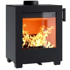Po�le � bois Heta Scan-Line Kube 10