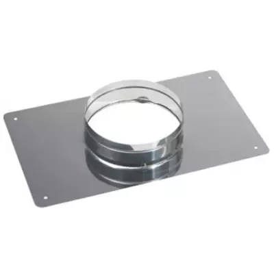 Plaque d'étanchéité inox rectangulaire 300x500mm Ø intérieur 130 / extérieur 138mm - TEN Réf. 099130