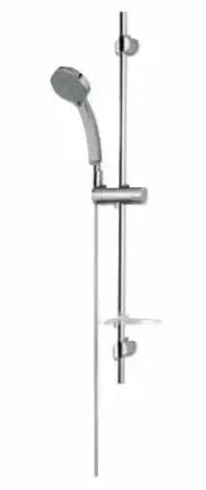 Ensemble de douche Citrus &Oslash; 90 avec barre m&eacute;tallique Chrome - JACOB DELAFON R&eacute;f. E12907-CP