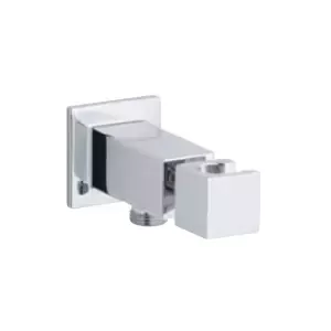 Coude de raccordement pour flexible avec support de douchette - JACOB DELAFON R�f. E14791-CP