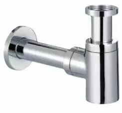 Siphon chrom&eacute; design mod&egrave;le court - JACOB DELAFON R&eacute;f. E78297-CP