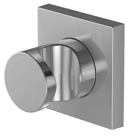 Support mural fixe Modulo Square Chrom&eacute; - JACOB DELAFON R&eacute;f. 8468D-CP