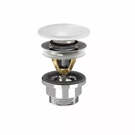 Bonde de vidage clic-clac c&eacute;ramique Blanc - JACOB DELAFON R&eacute;f. E78262-00