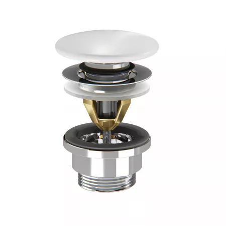 Bonde &agrave; d&eacute;bordement c&eacute;ramique 72mm Blanc - JACOB DELAFON R&eacute;f. E78263-00