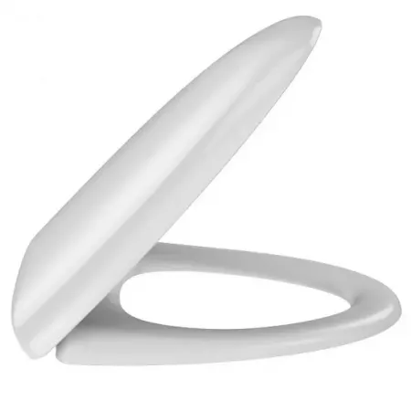 Abattant complet blanc Nouvelle Vague &agrave; descente progressive - JACOB DELAFON R&eacute;f. E20068-00 (SUIVI)