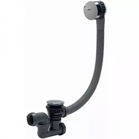 Vidage chrom&eacute; complet de baignoire - JACOB DELAFON R&eacute;f. E6D159-CP (SUIVI)